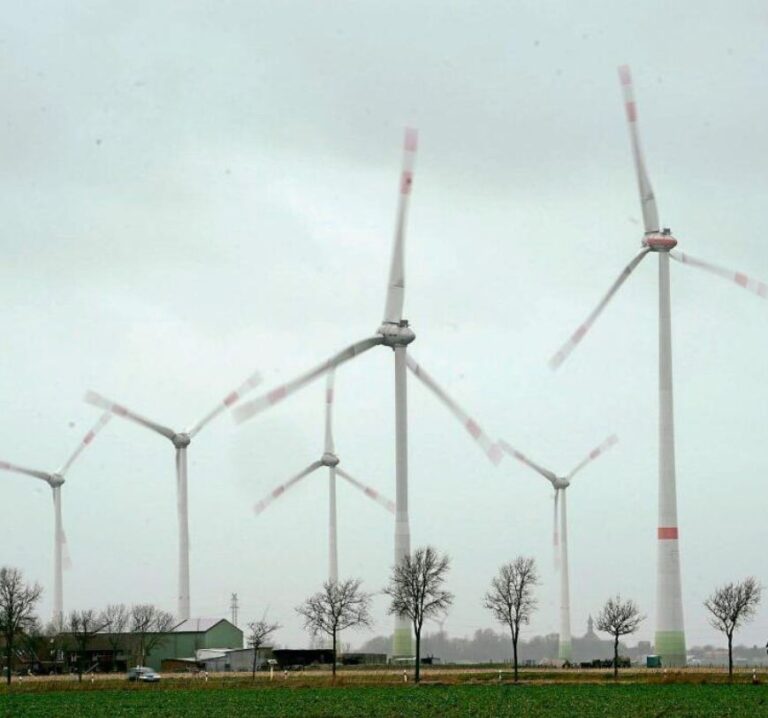Die Bürgerinitiative „Pro Baumberge“ sieht den massiven Ausbau der Windkraft (Symbolbild) in Nottuln sehr kritisch.