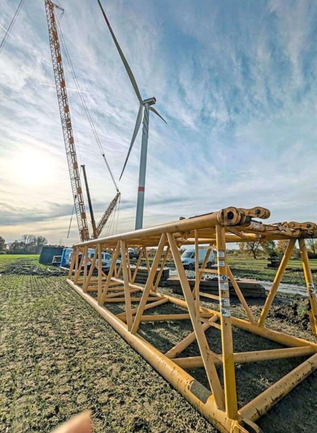 Pannenwindrad Loevelingloh: Die Demontage beginnt (06.11.2025)